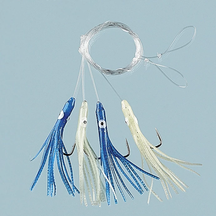 FLADEN Dorsch- Und Makrelensystem Mit Leuchtoktopussen