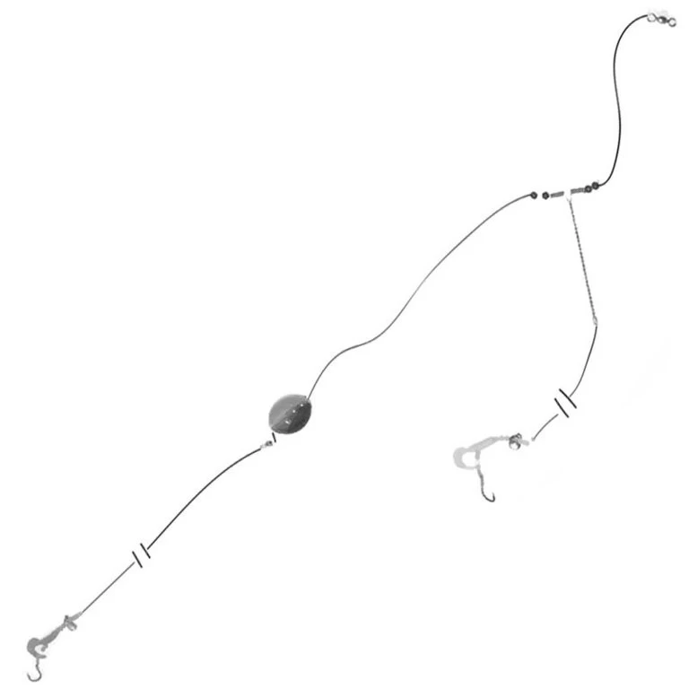 FLADEN Schwimmendes 2-Haken Plattfisch Rig Mit Boom - Image 6