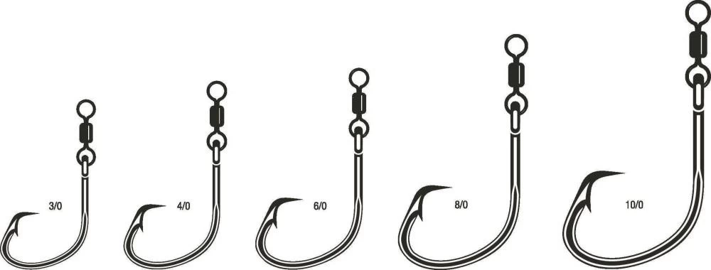 VMC 8386BS - Tuna Circle 360° Haken Mit Wirbel – Bild 2
