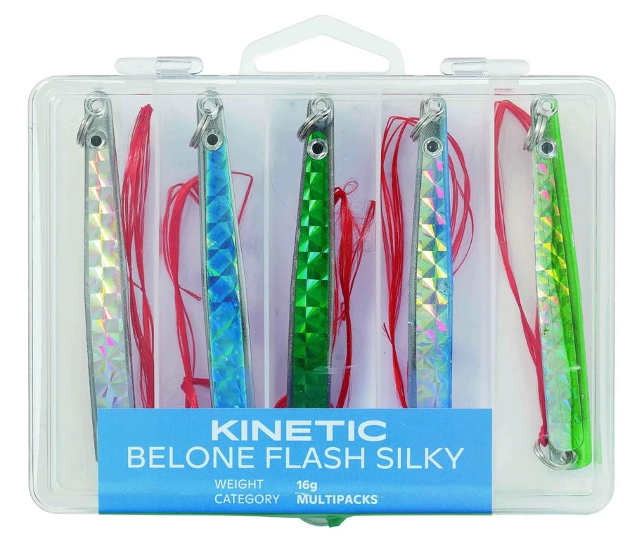 Kinetic Belone Flash Silky - Blinker-Set - 5 Stück – Bild 2