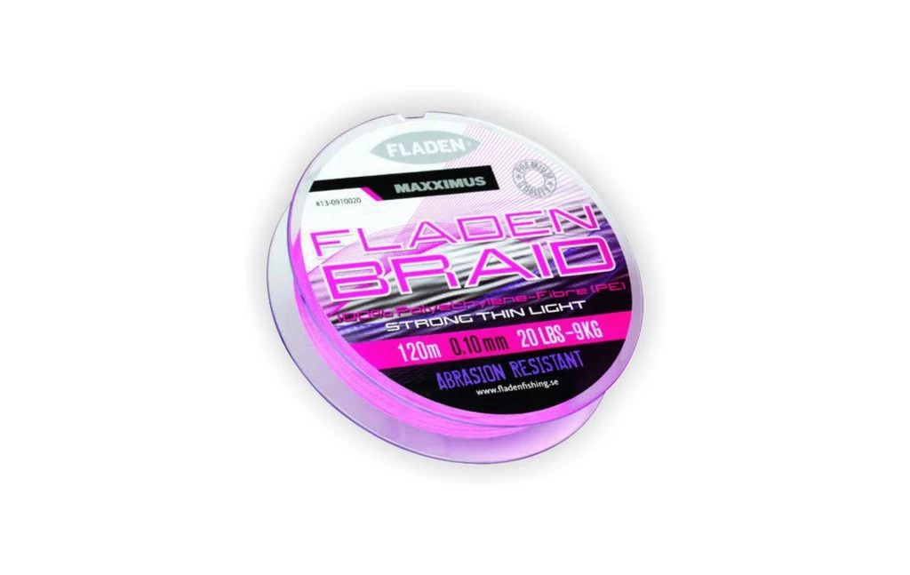 MAXXIMUS FLADEN BRAID 250m - Geflochtene Schnur Grau O. Pink - Image 3