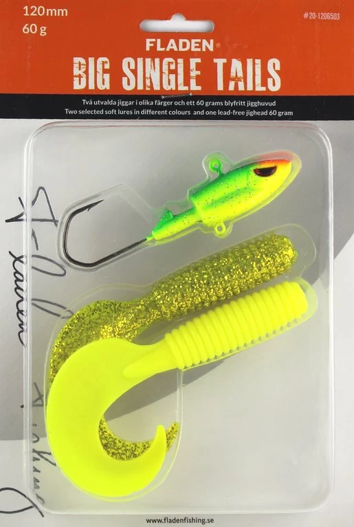 Fladen Big Single Tail - Riesen-Twister-Set