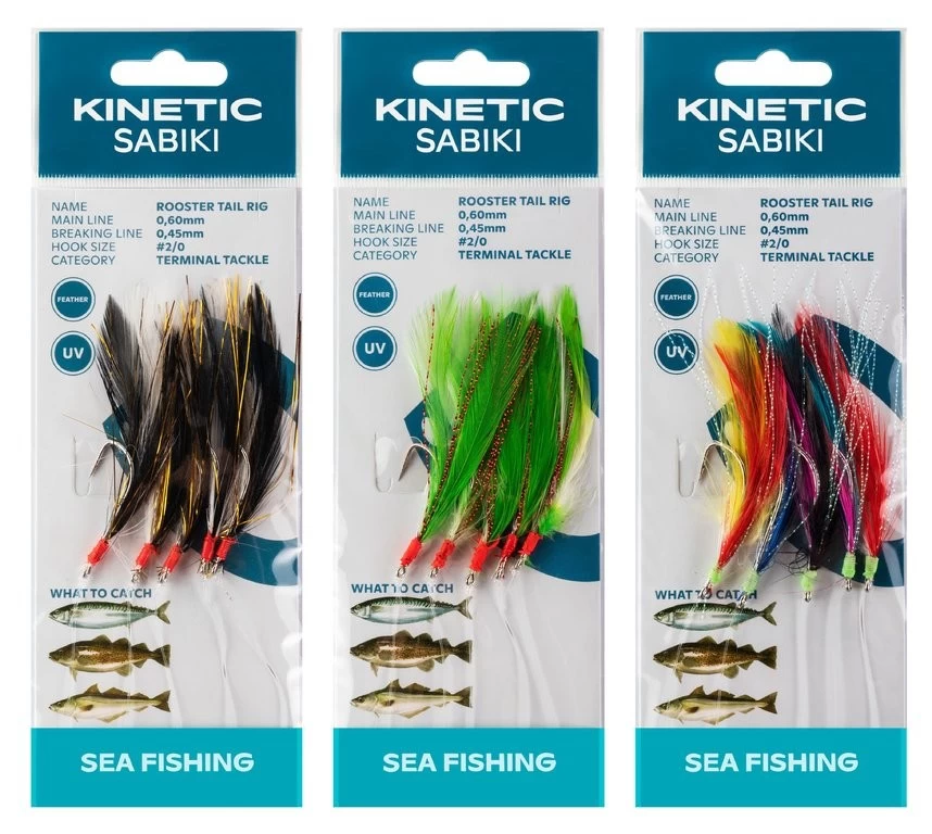 Kinetic Sabiki Rooster Tail Rig - Vorfach - Image 5