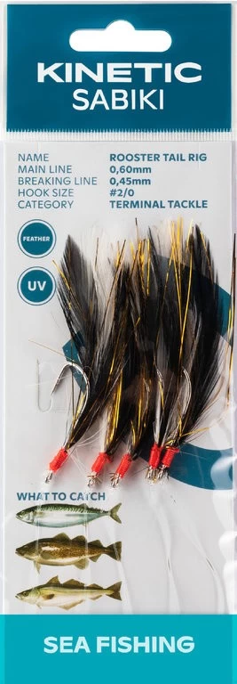 Kinetic Sabiki Rooster Tail Rig - Vorfach - Image 3