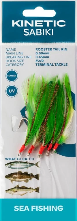 Kinetic Sabiki Rooster Tail Rig - Vorfach - Image 4